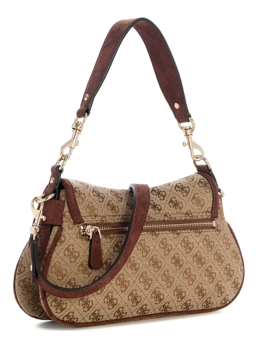 Сумка через плечо Samantha Small Flap GUESS — изображение 2 из 6, коричневый