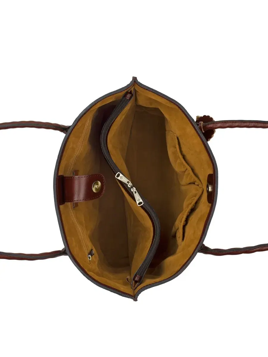 Сумка-шопер Eastleigh Large Tote Handbag Patricia Nash — изображение 4 из 5, коричневый