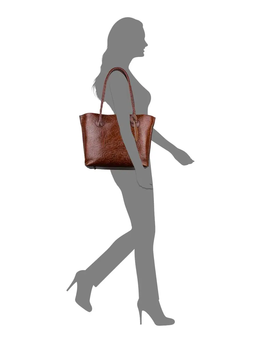 Сумка-шопер Eastleigh Large Tote Handbag Patricia Nash — изображение 5 из 5, коричневый