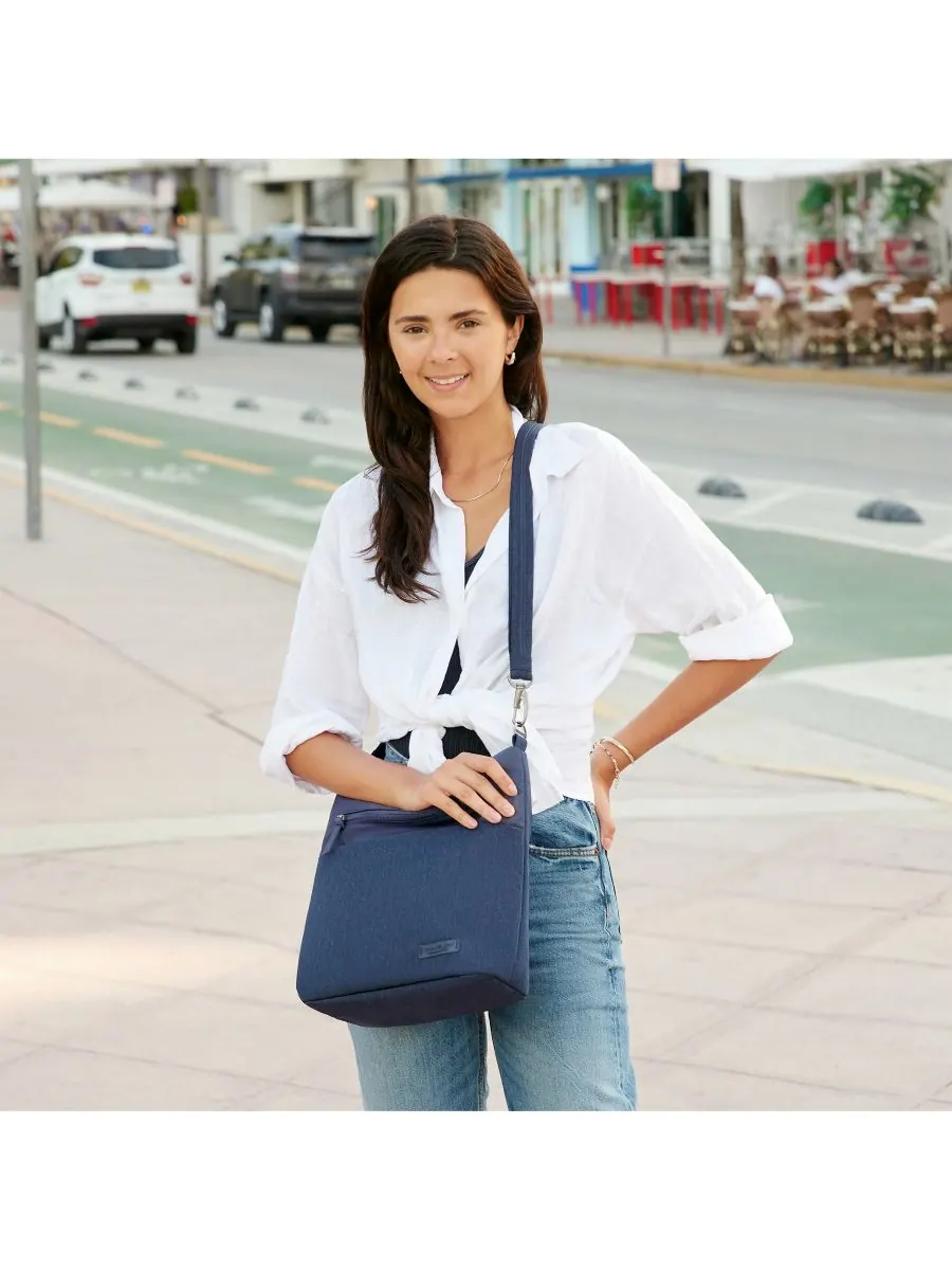 Противоугонная сумка Metro Crossbody Travelon — изображение 7 из 10, темно-серый