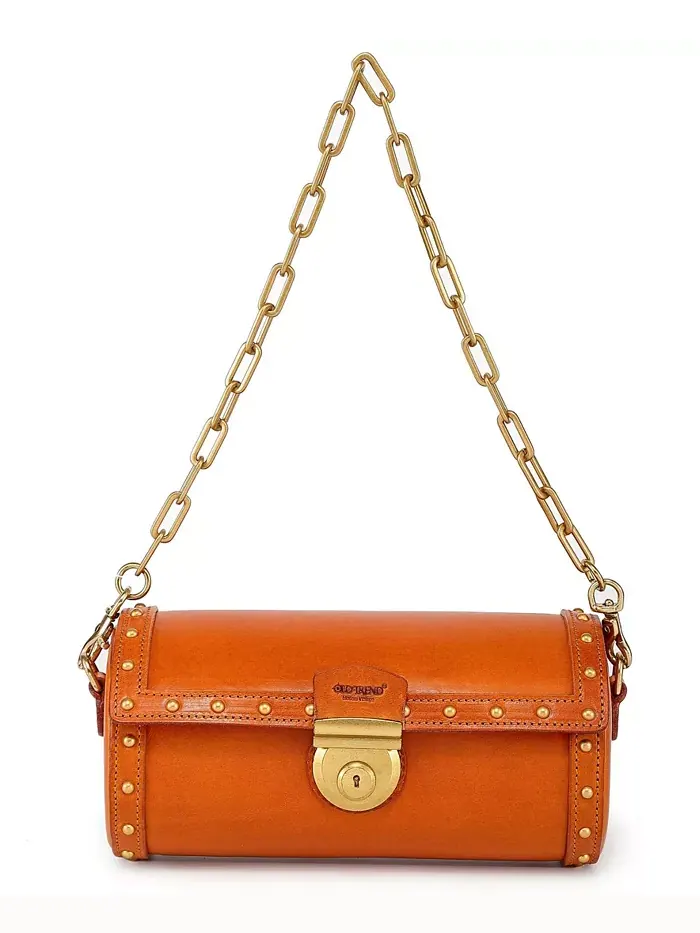Сумка-бочка Oranda OLD TREND — изображение 7 из 11, карамель