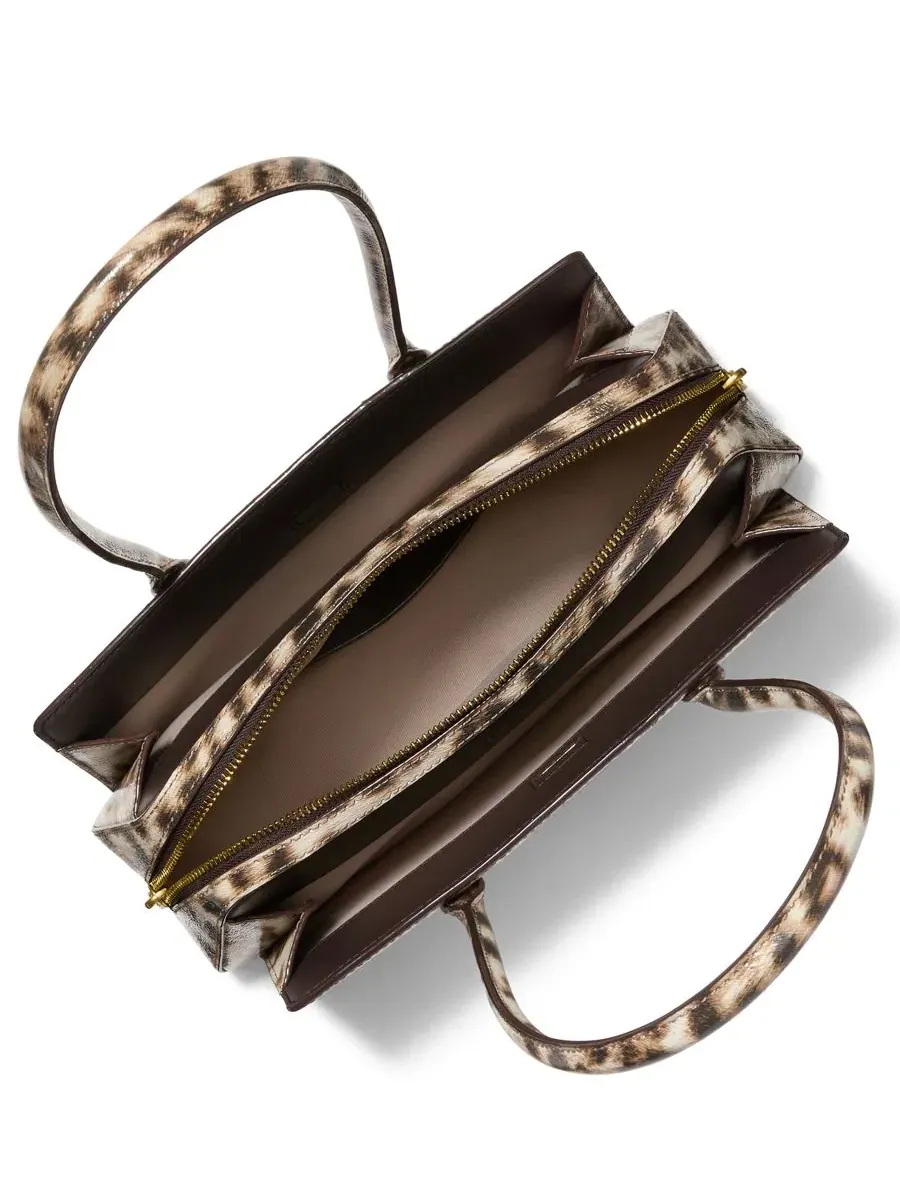 Сумка женская средняя тоут 100% натуральная кожа Michael Kors MICHAEL Top Handle Shoulder — изображение 4 из 4, хаки