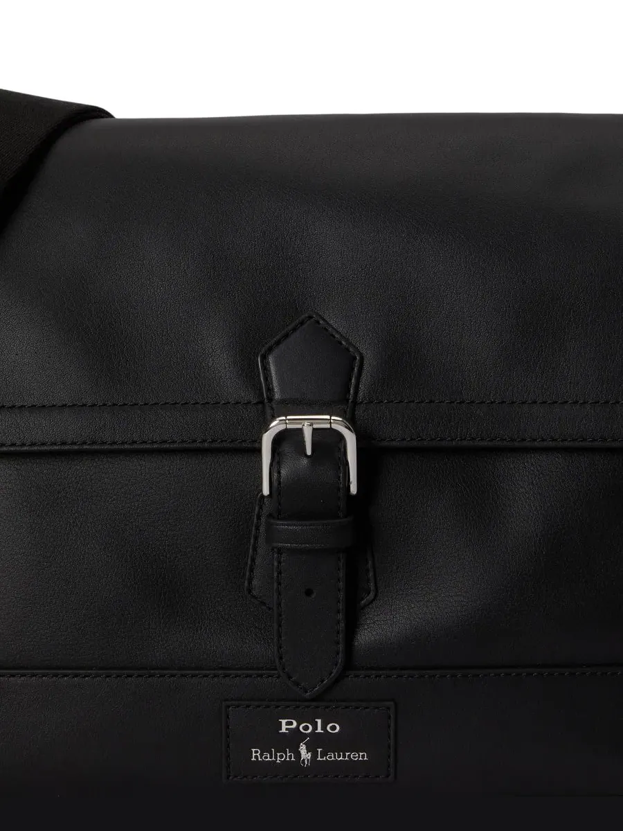 Мужская кожаная сумка через плечо Polo Ralph Lauren — 5