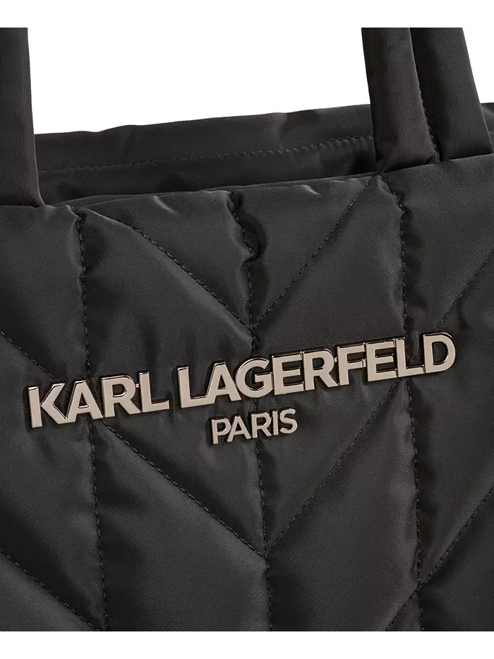 Большая сумка-тоут Voyage KARL LAGERFELD PARIS — изображение 4 из 7, черный