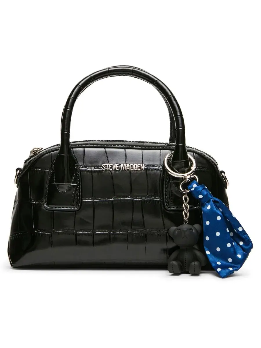 Маленькая сумка Bmelodie East/West с шарфом Steve Madden — изображение 1 из 5, черный