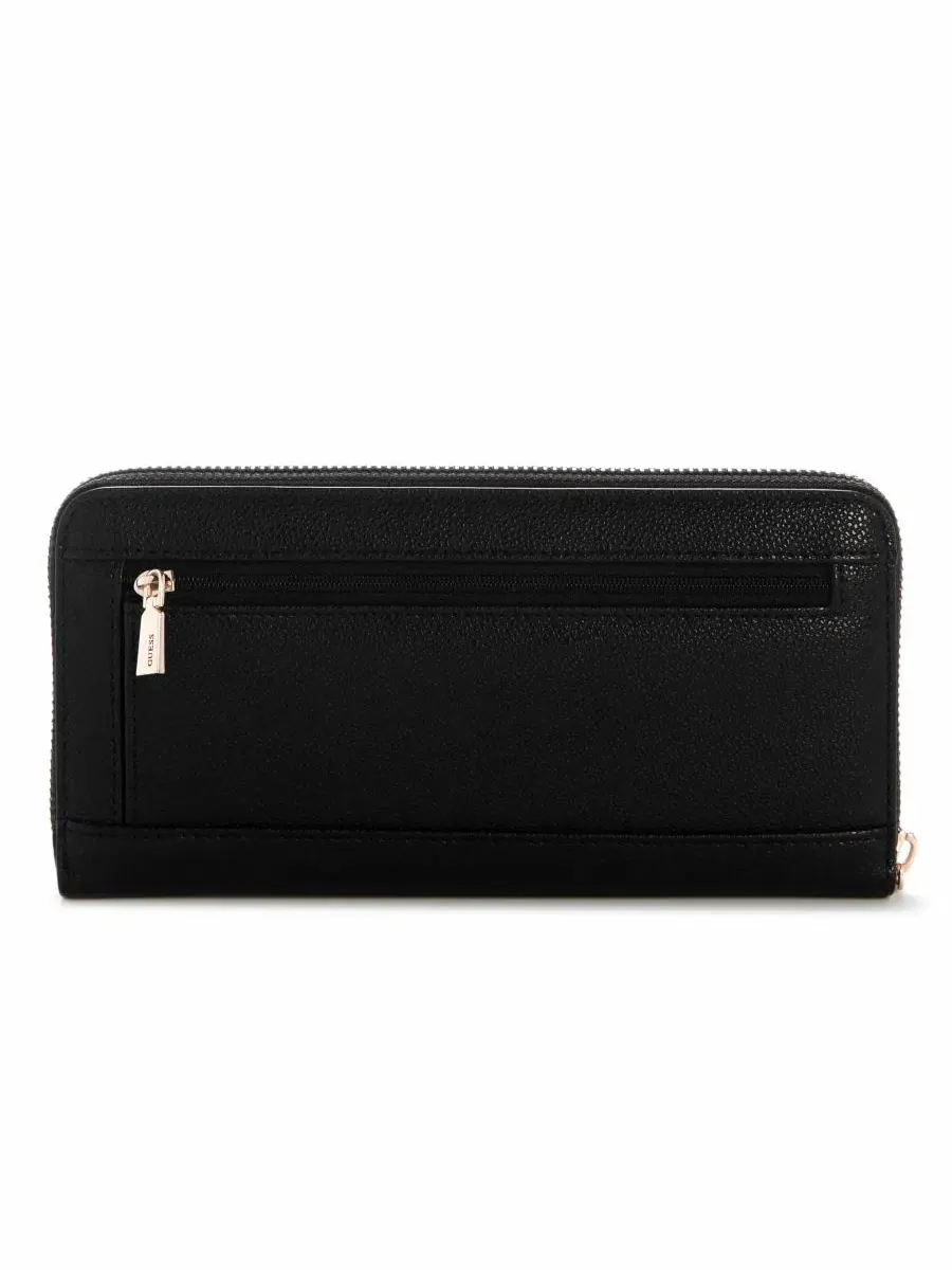 Кошелек-клатч с запястьем Bethany Mini Zip Around Wallet GUESS — изображение 2 из 3, черный