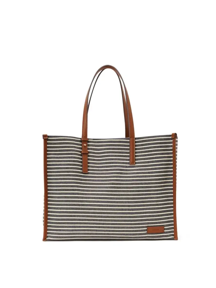 Сумка-шопер Sacha Stripe Canvas REISS