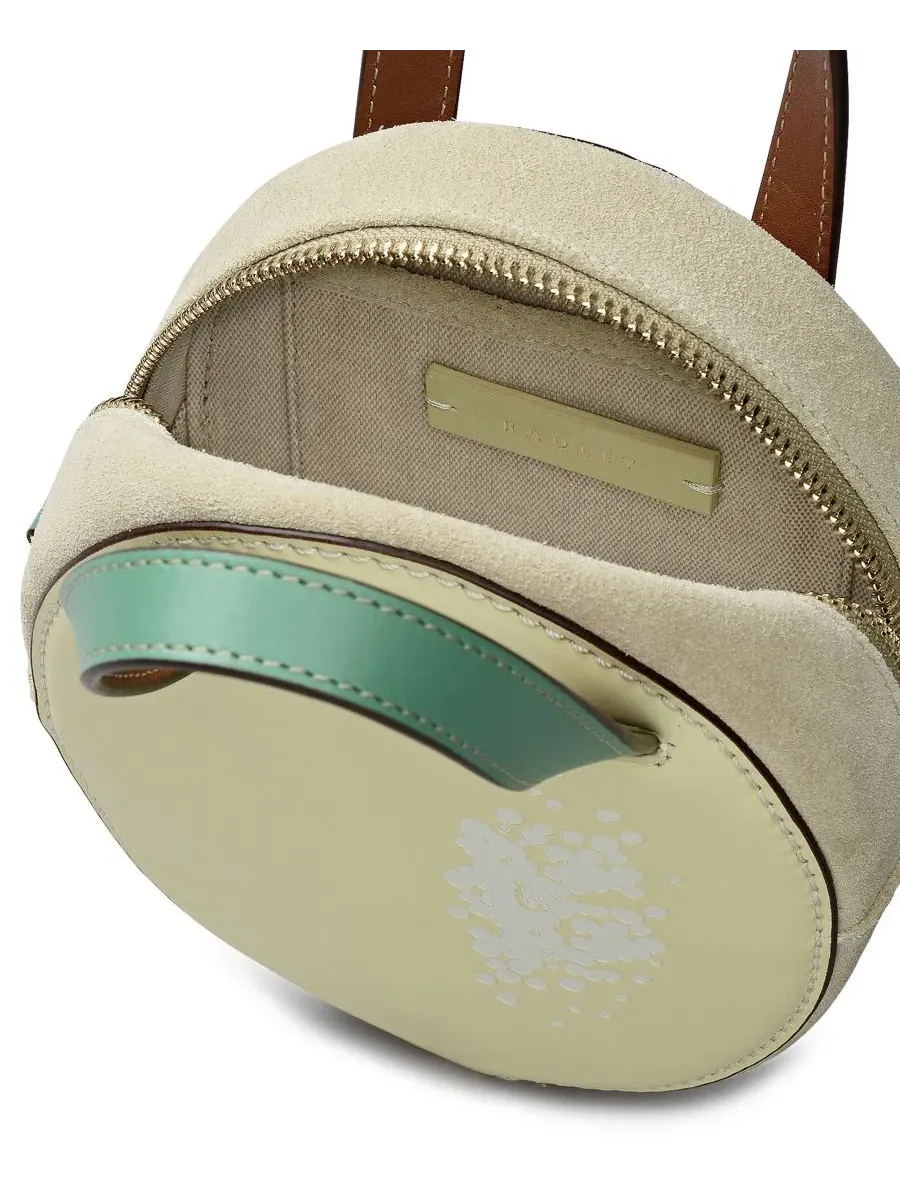 Мини-кроссбоди-сумка Riviera Leather Zip-Top Mini Crossbody Handbag Radley London — изображение 3 из 3, желтый