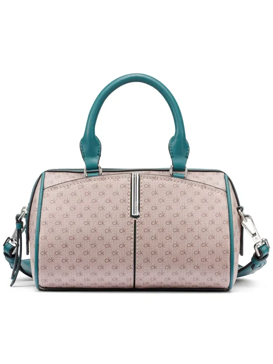 Мини-сумка через плечо Genevieve Mini Crossbody Handbag Calvin Klein, Aluminum Taupe/Dark Teal — изображение 1 из 5