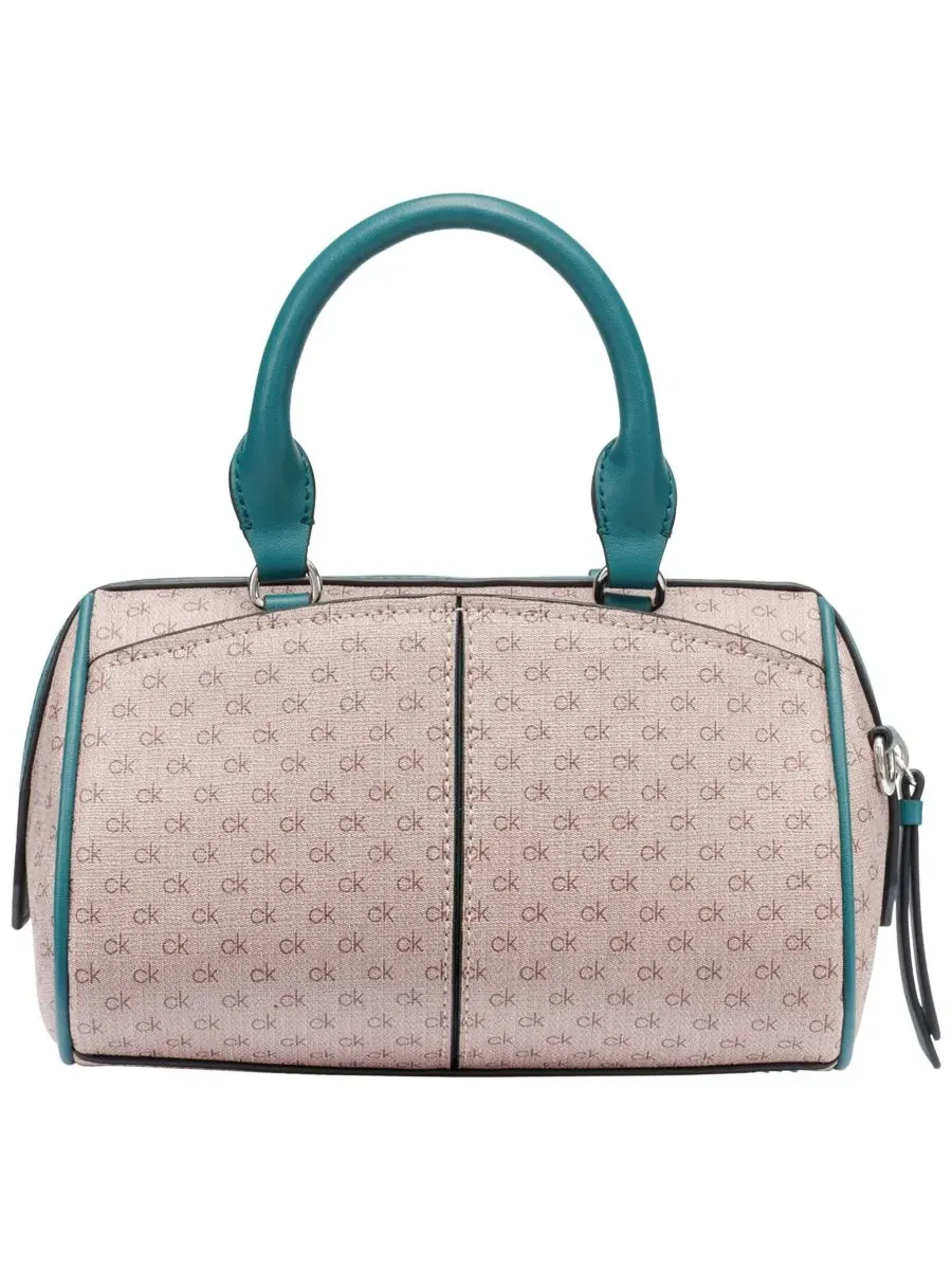 Мини-сумка через плечо Genevieve Mini Crossbody Handbag Calvin Klein, Aluminum Taupe/Dark Teal — изображение 2 из 5
