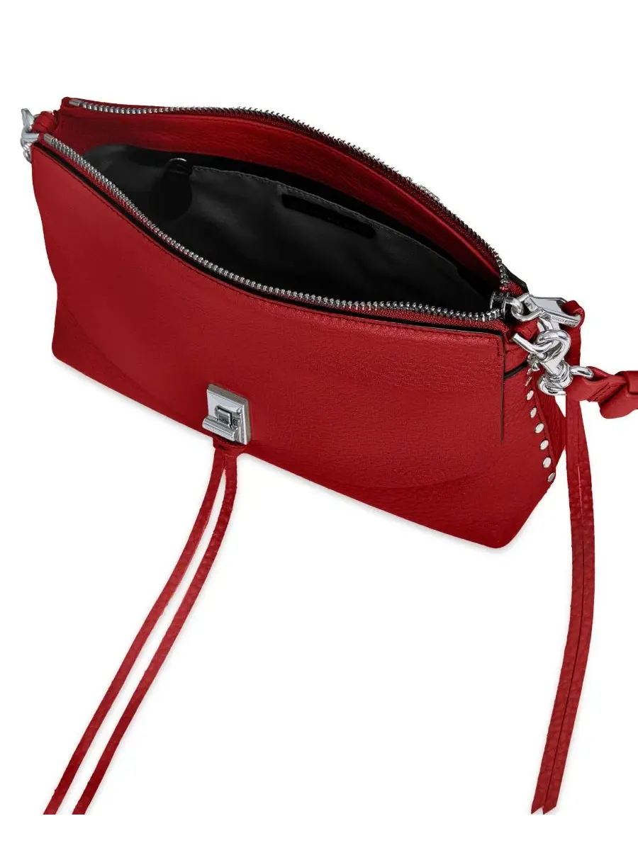 Сумка через плечо с молнией Darren Zip-Top Small Crossbody Rebecca Minkoff — изображение 3 из 3, синий