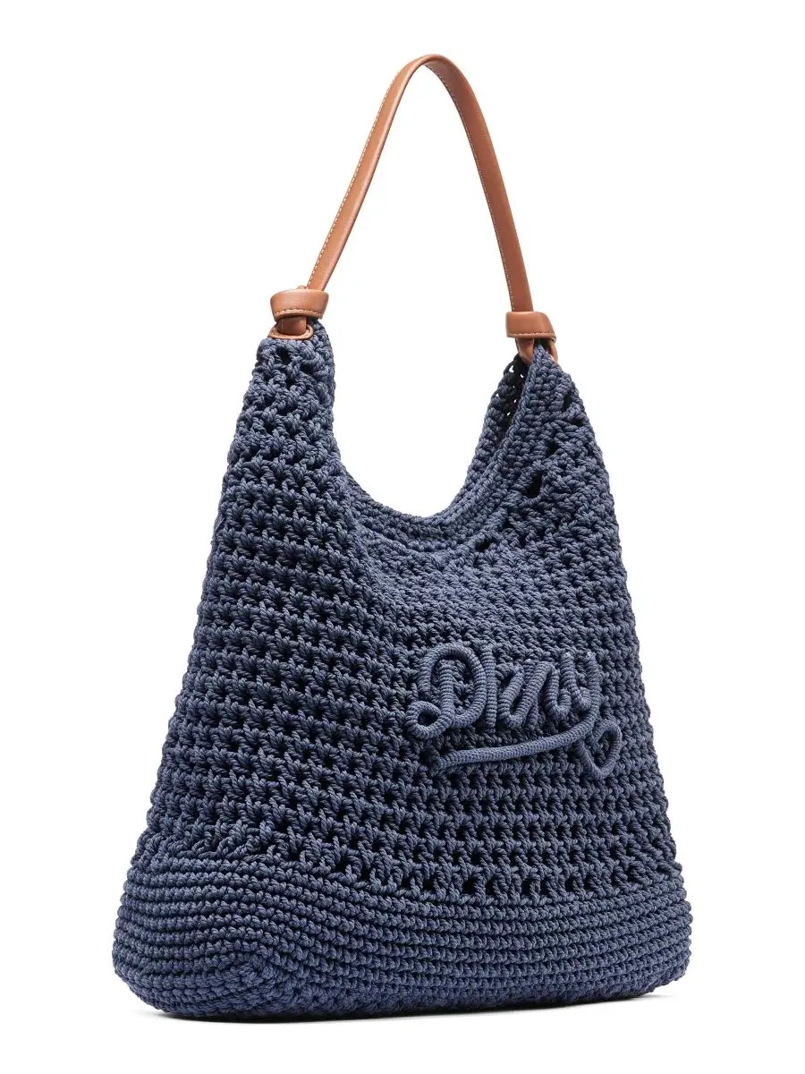 Большая сумка-хобо Paula Dkny — изображение 3 из 7, синий