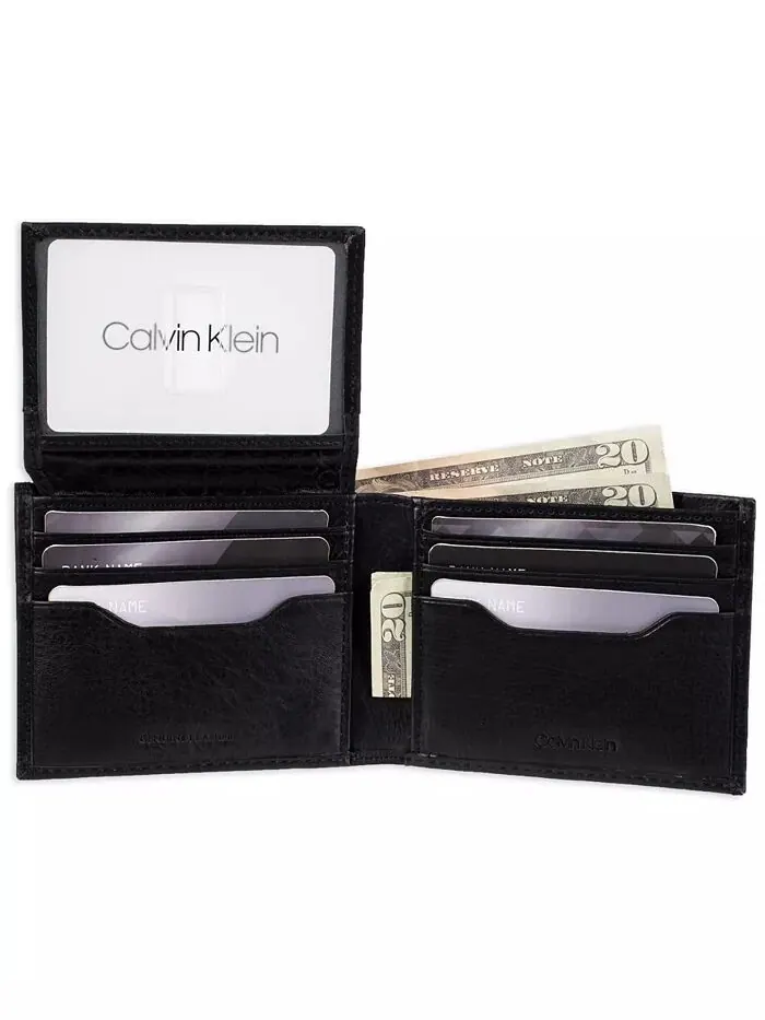 Мужской кошелек-пропуск с RFID-картой Calvin Klein — изображение 6 из 7, черный