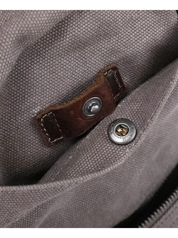 Сумка-слинг Tapa Canvas TSD BRAND — изображение 9 из 15, серый