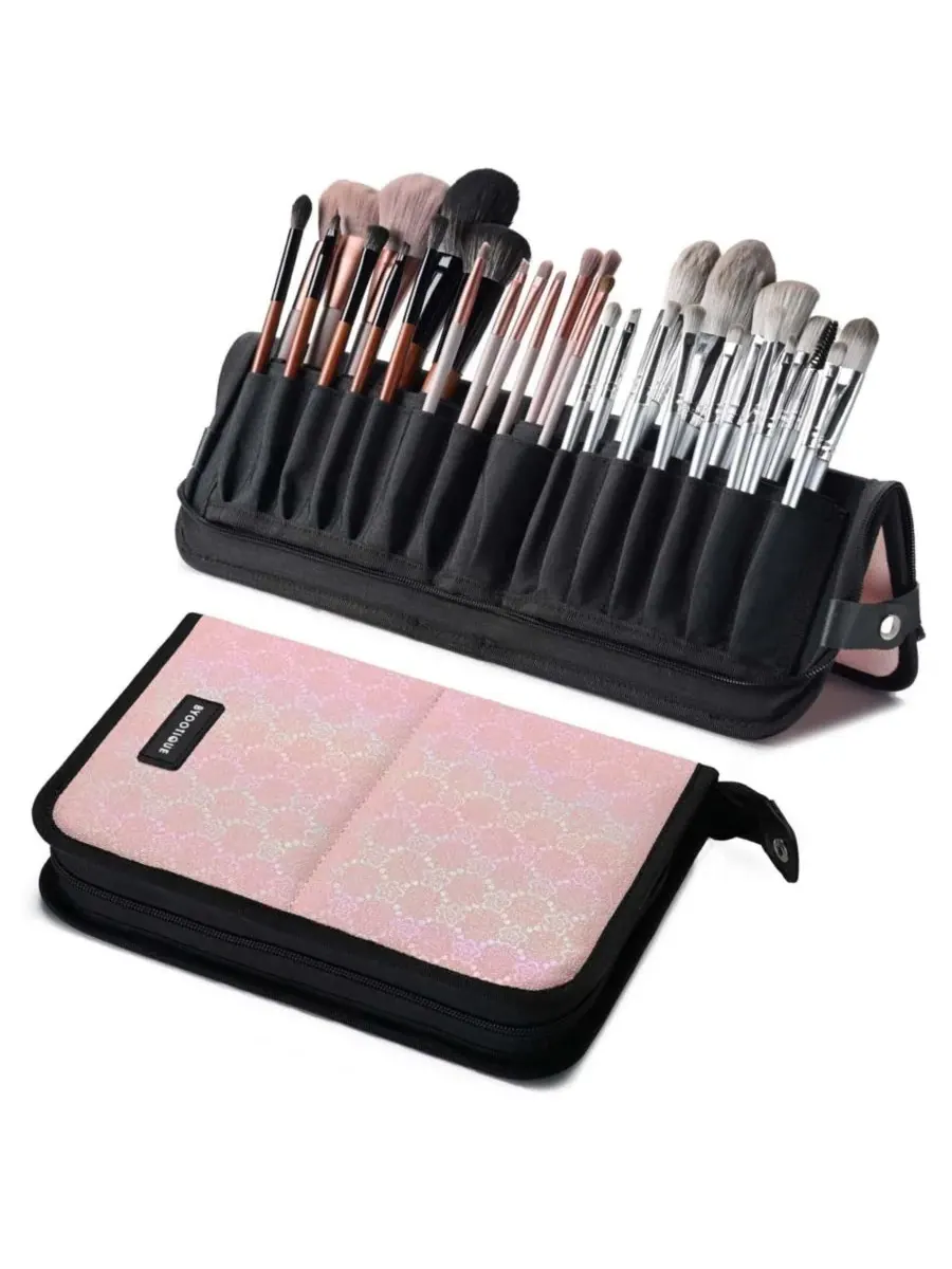 Byootique Складной футляр для кистей для макияжа ForgetMeNot Pink Artist — розовый