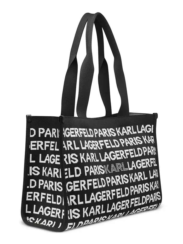Большая сумка-тоут Кристина KARL LAGERFELD PARIS — изображение 4 из 9, черный