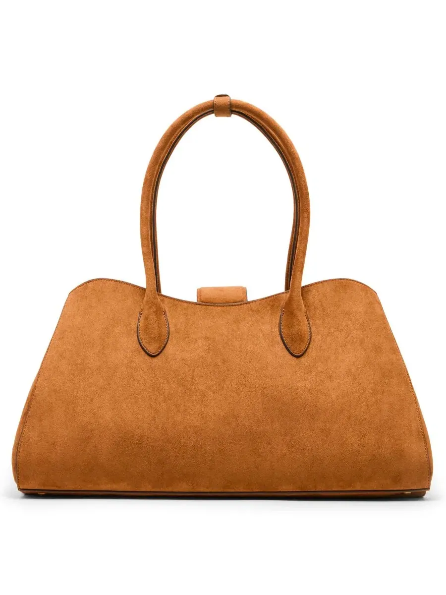 Сумка-шопер с магнитной застежкой, модель Aurelia Magnetic Snap Extra-Large Steve Madden — изображение 2 из 6, коричневый
