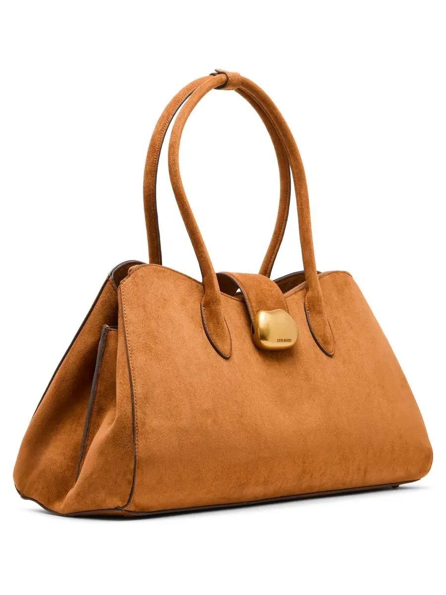 Сумка-шопер с магнитной застежкой, модель Aurelia Magnetic Snap Extra-Large Steve Madden — изображение 3 из 6, коричневый