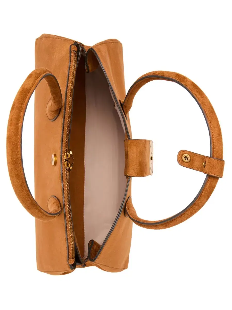 Сумка-шопер с магнитной застежкой, модель Aurelia Magnetic Snap Extra-Large Steve Madden — изображение 4 из 6, коричневый