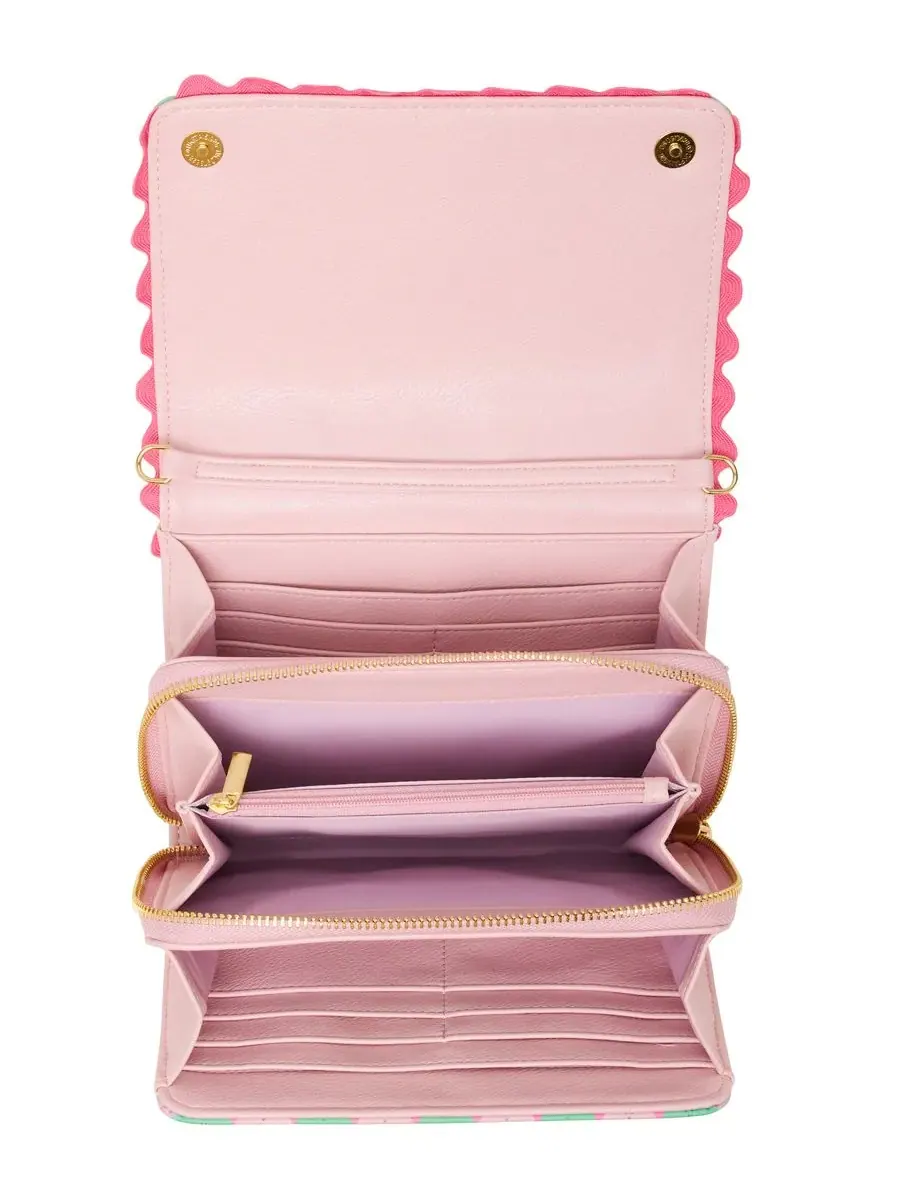 Кошелек-портмоне Skull Boss Trifold Wallet Betsey Johnson — изображение 4 из 6, мульти