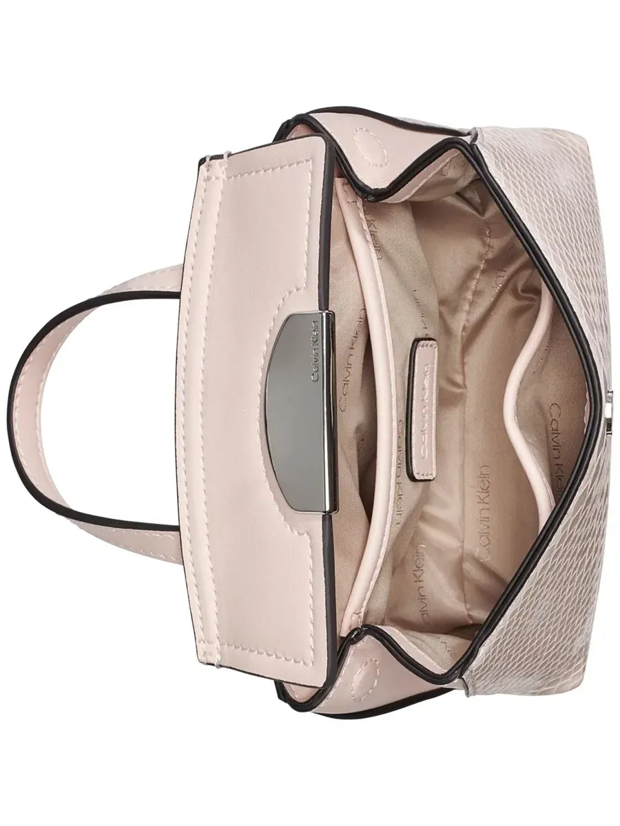 Сумка Calvin Klein Arabella из комбинированных материалов с ремешком — изображение 4 из 5, лепестковый