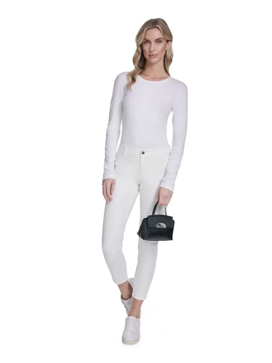 Сумка через плечо Calvin Klein Arabella из эко-кожи с тиснением под змею — изображение 7 из 7, черный/серебристый