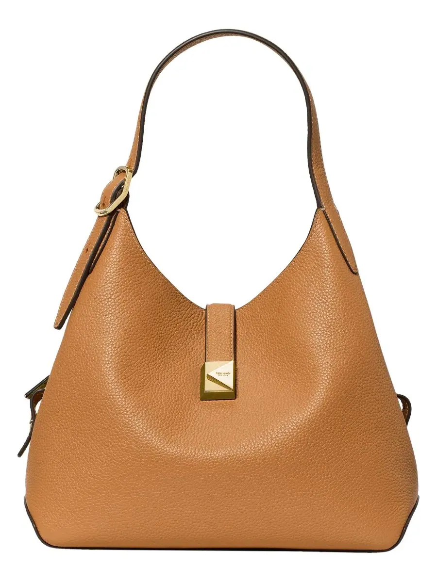 Сумка-тоут из кожи с тиснением, модель Deco Small Pebbled Leather Crossbody Tote kate spade new york