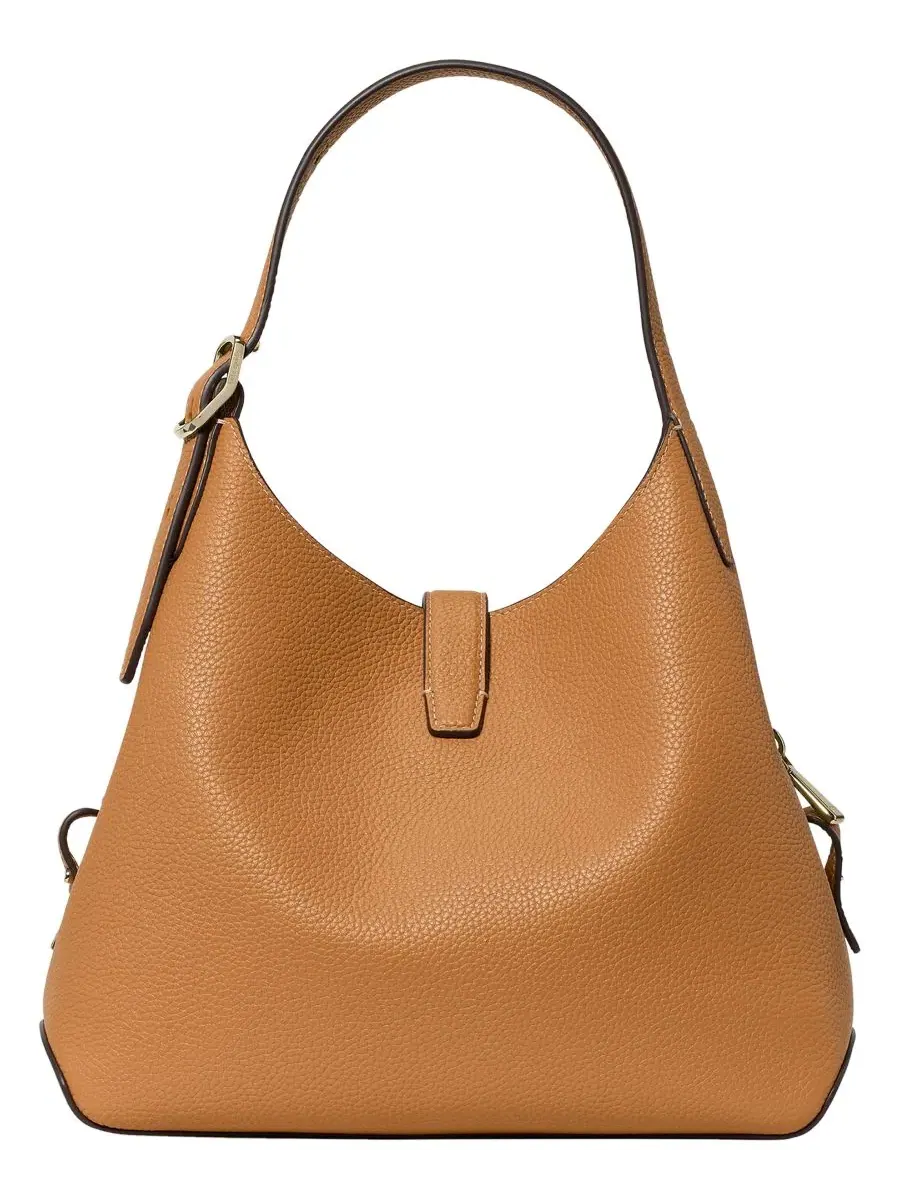 Сумка-тоут из кожи с тиснением, модель Deco Small Pebbled Leather Crossbody Tote kate spade new york — изображение 2 из 6
