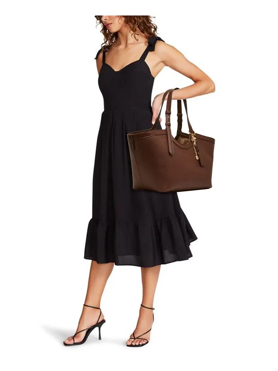 Средняя сумка-тоут East West Anne Klein — изображение 5 из 7, коричневый