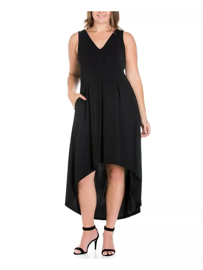 Женское вечернее платье больших размеров High Low 24seven Comfort Apparel