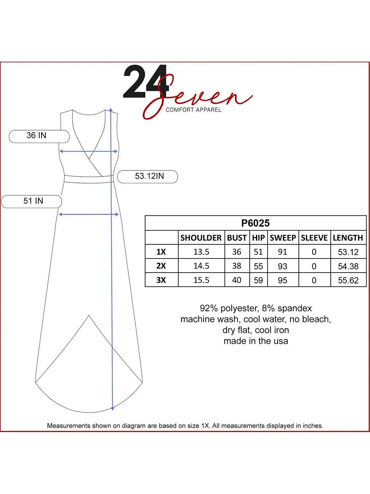 Женское вечернее платье больших размеров с высоким подолом 24seven Comfort Apparel — изображение 4 из 6, бордовый