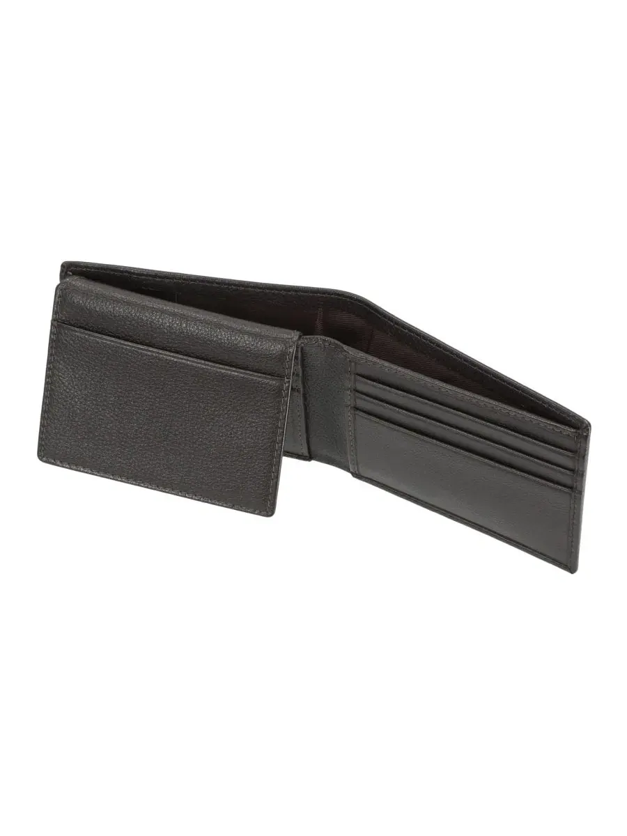 Мужской кошелек Passcase из сафьяновой кожи Steve Madden — изображение 3 из 4, коричневый