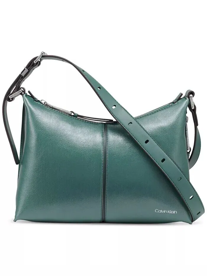 Зеленая сумка через плечо Calvin Klein Max