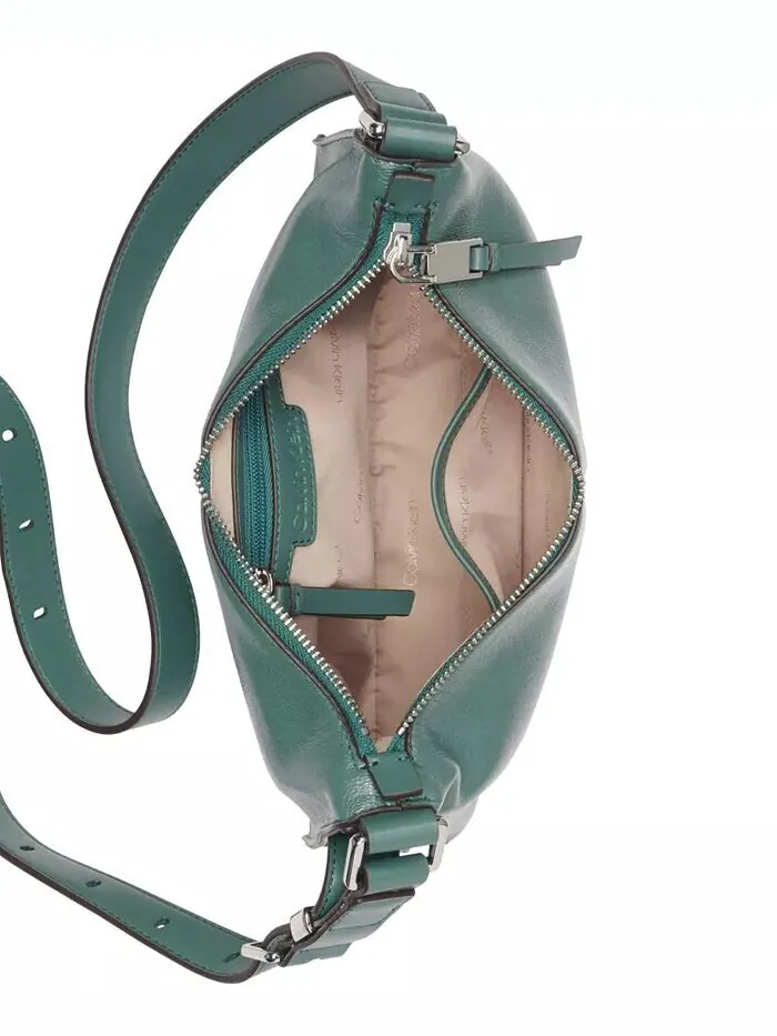 Зеленая сумка через плечо Calvin Klein Max — изображение 3 из 6, шалфейный