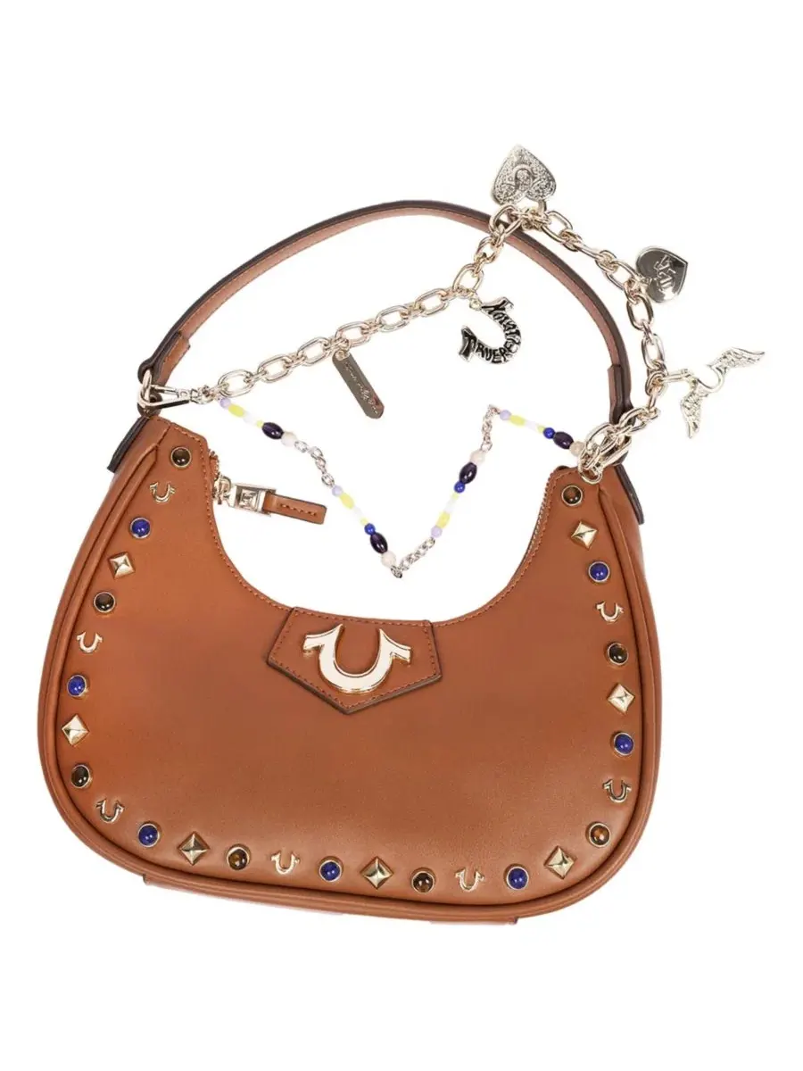 Женская сумка-хобо с цепочкой и стразами Chain and Studs PU True Religion — 7