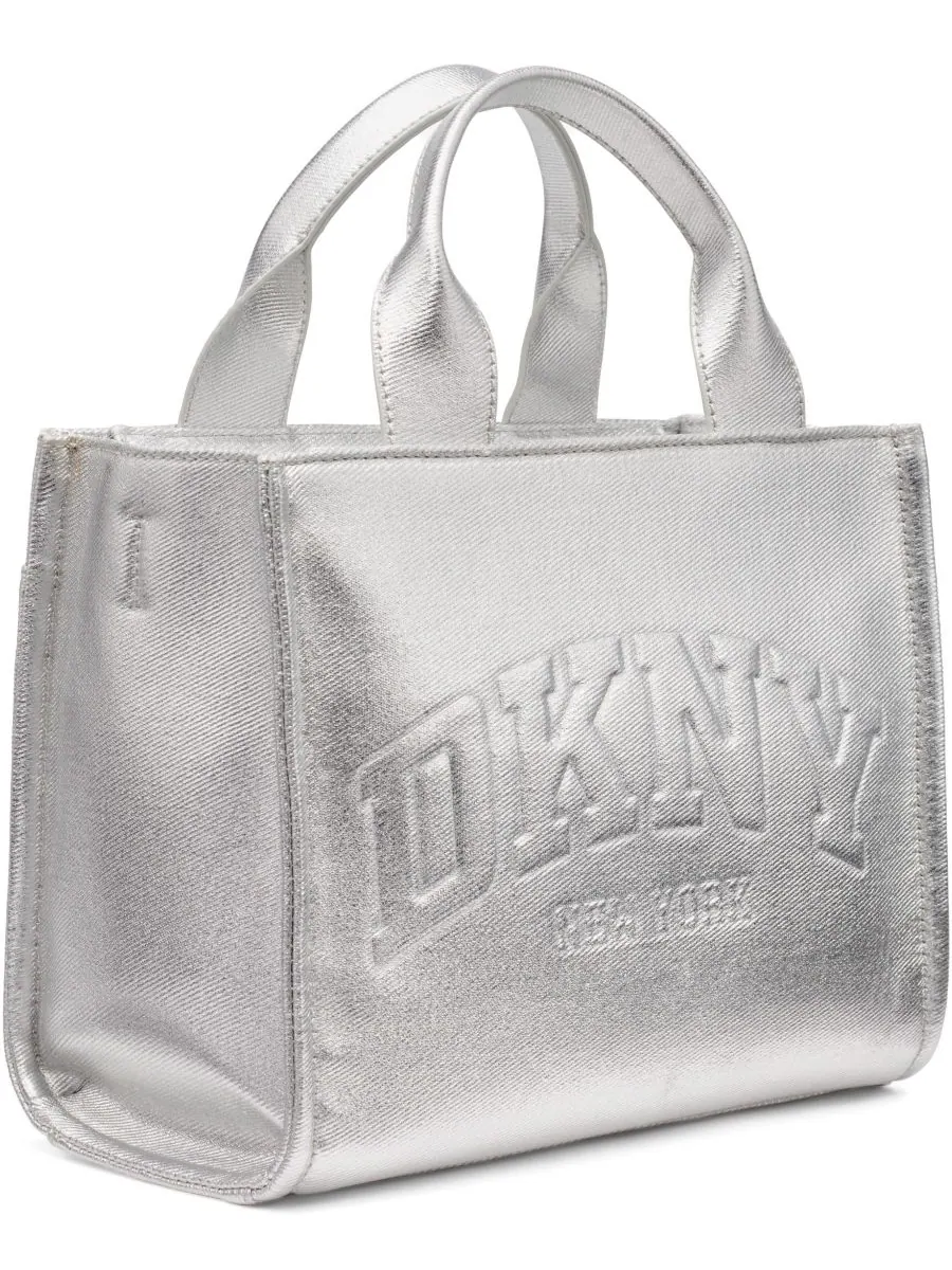 Сумка-тоут Hadlee Small DKNY — изображение 3 из 3, серебряный