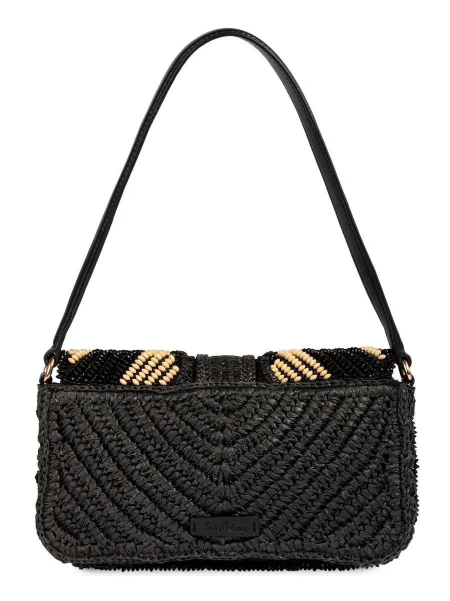 Сумка-шопер с плетением и кожаными вставками, Bambi Convertible Small Shoulder Handbag Sam Edelman — изображение 2 из 6