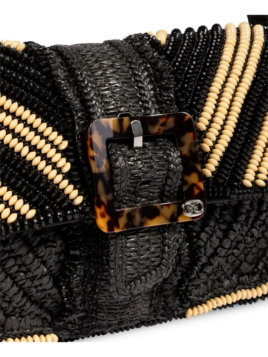 Сумка-шопер с плетением и кожаными вставками, Bambi Convertible Small Shoulder Handbag Sam Edelman — изображение 5 из 6