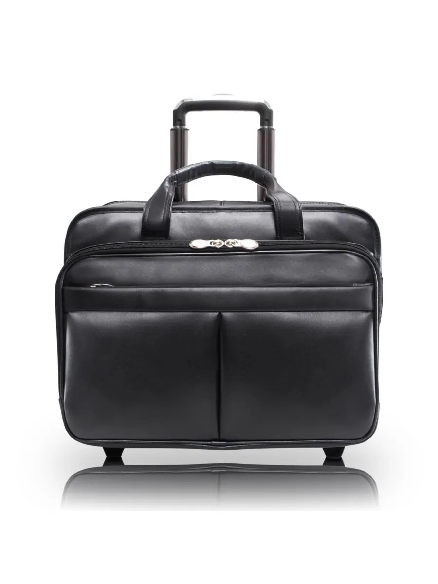 Портфель для ноутбука Bowery 15 дюймов на колесах McKlein — изображение 8 из 8, черный