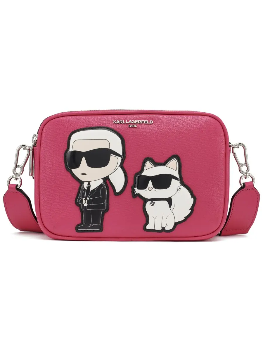 Мини-сумка через плечо Maybelline с застежкой-молнией сверху KARL LAGERFELD PARIS