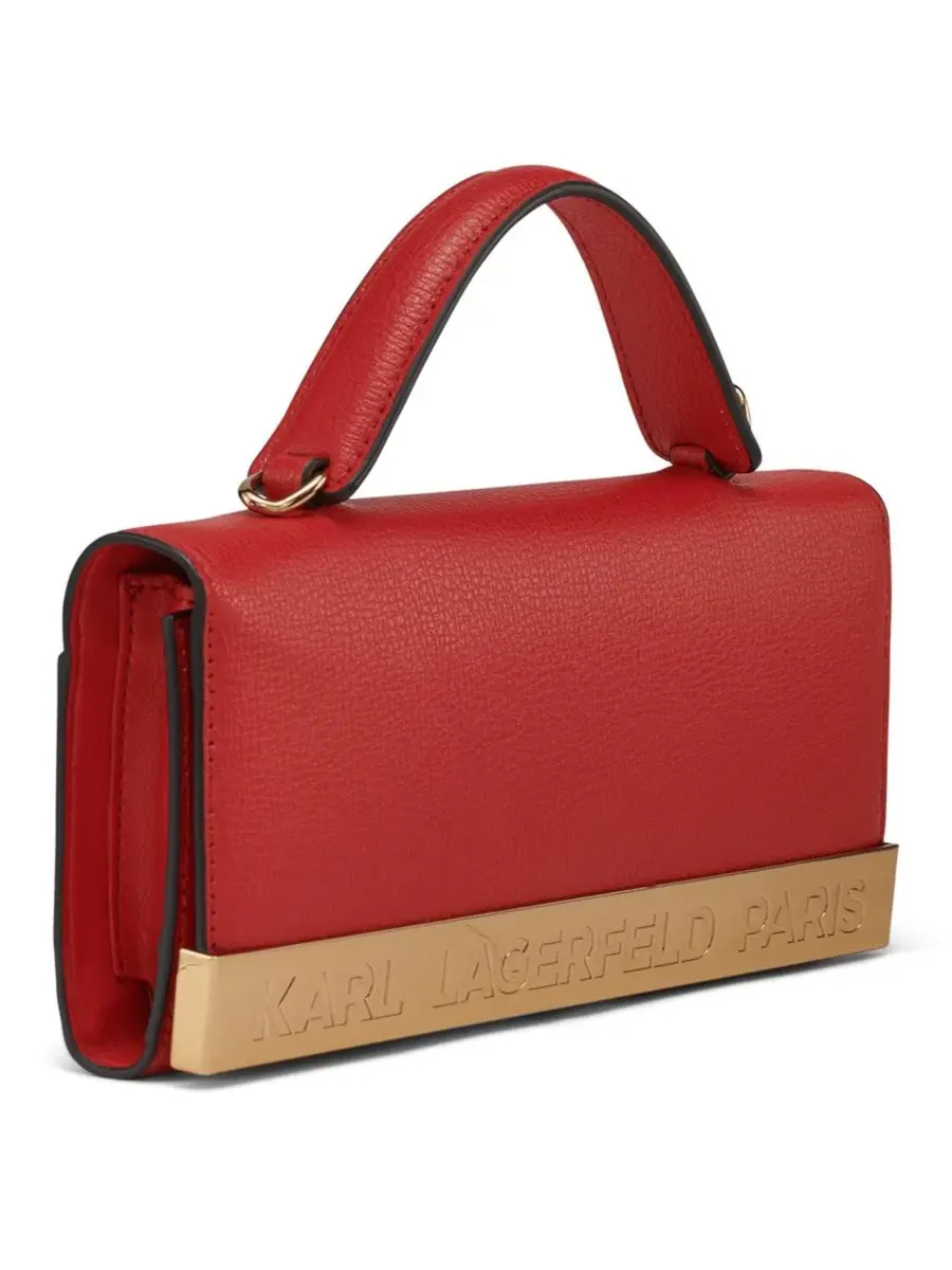 Кошелек-портмоне Jacqueline Trifold KARL LAGERFELD PARIS — изображение 3 из 6, красный