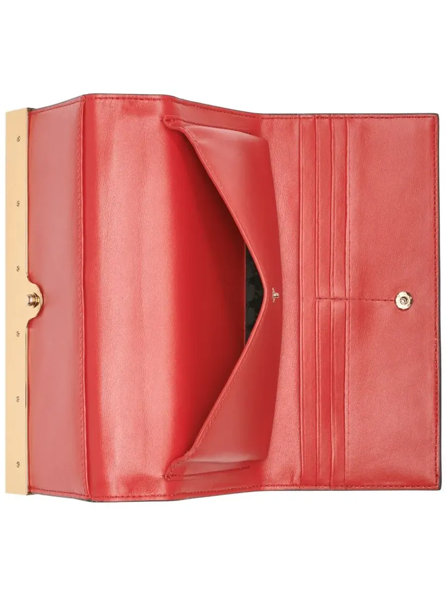 Кошелек-портмоне Jacqueline Trifold KARL LAGERFELD PARIS — изображение 4 из 6, красный