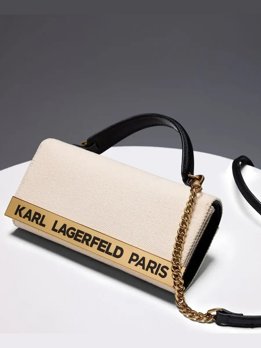 Кошелек-портмоне Jacqueline Trifold KARL LAGERFELD PARIS — изображение 6 из 6, красный