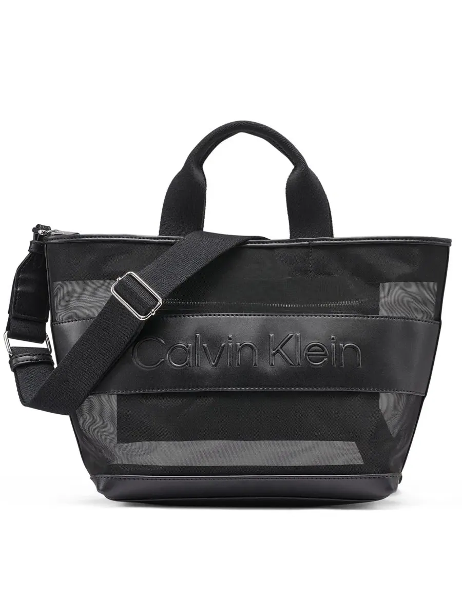 Сумка через плечо Averil Mesh Large с регулируемым ремнем Calvin Klein