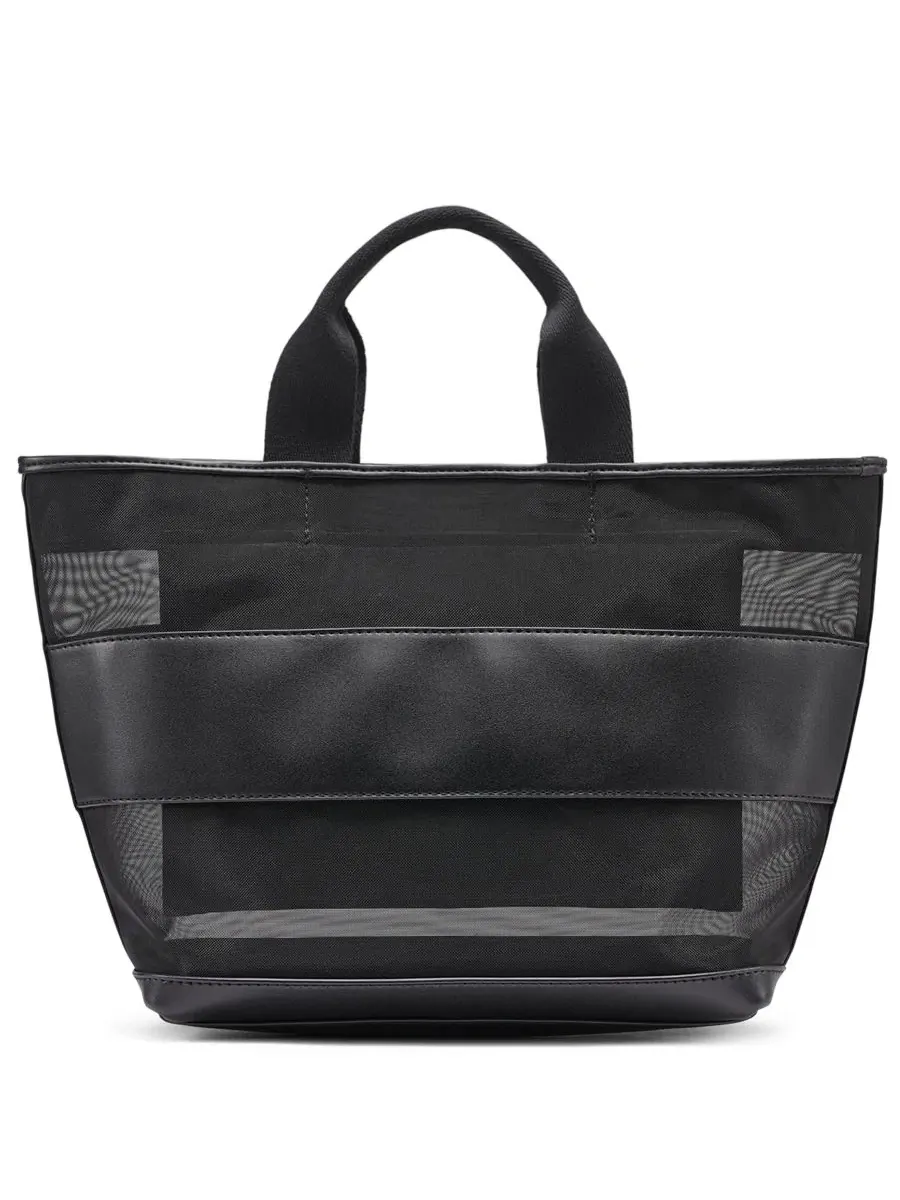 Сумка через плечо Averil Mesh Large с регулируемым ремнем Calvin Klein — изображение 2 из 7, черный/серебристый