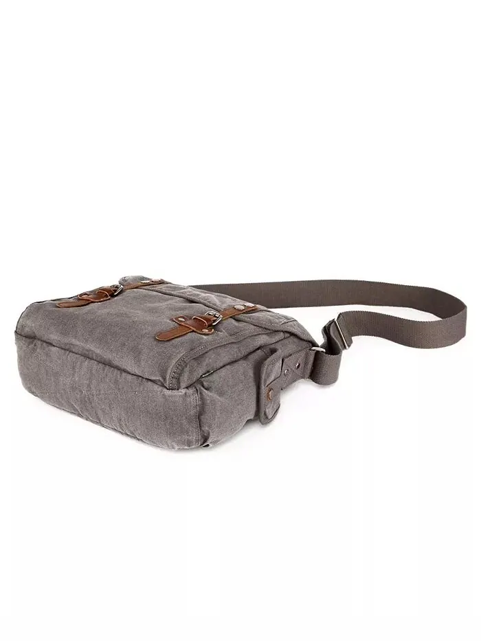 Сумка-мессенджер Silver Road Canvas TSD BRAND — изображение 11 из 13, серый