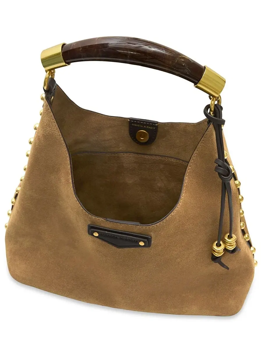 Сумка-хобо с ручкой Nolita Small Top Handle Hobo Handbag Rebecca Minkoff — 3