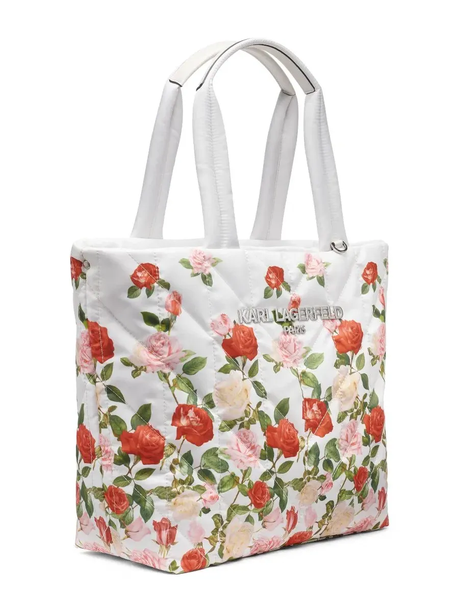 Сумка-шопер Voyage Large Tote KARL LAGERFELD PARIS — изображение 3 из 6, белый