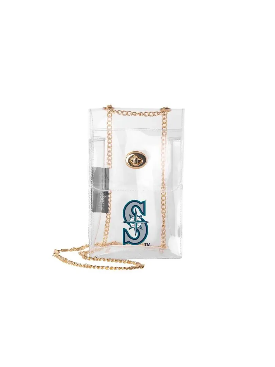 Logo Brands Прозрачная сумка через плечо Seattle Mariners Essential
