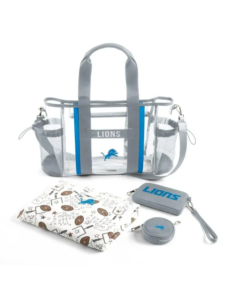 WEAR by Erin Andrews Детская сумка Detroit Lions Clear Stadium — 1